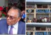 Le Supermarché Sino Mart envahi par la population, le ministre du Travail calme les tensions